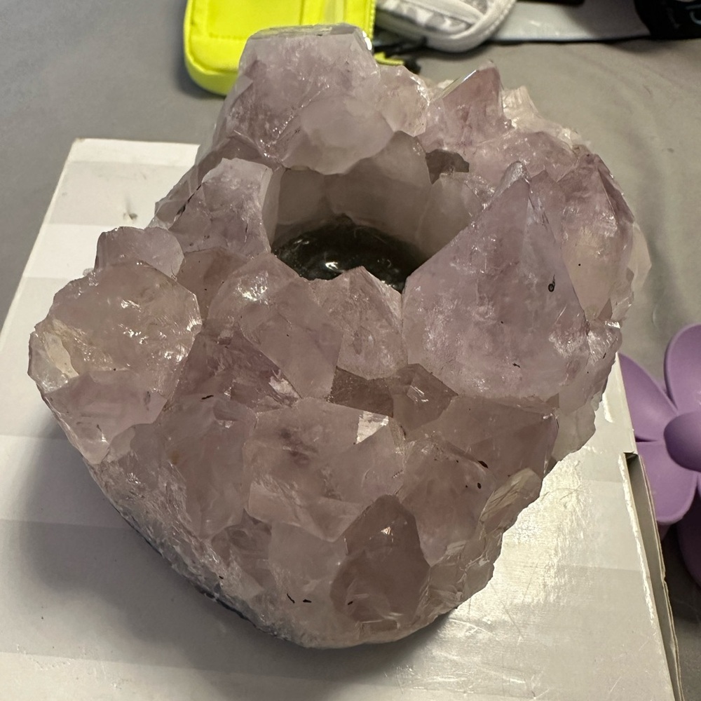 Amethyst Crystal candle holder - Picture 8 of 8